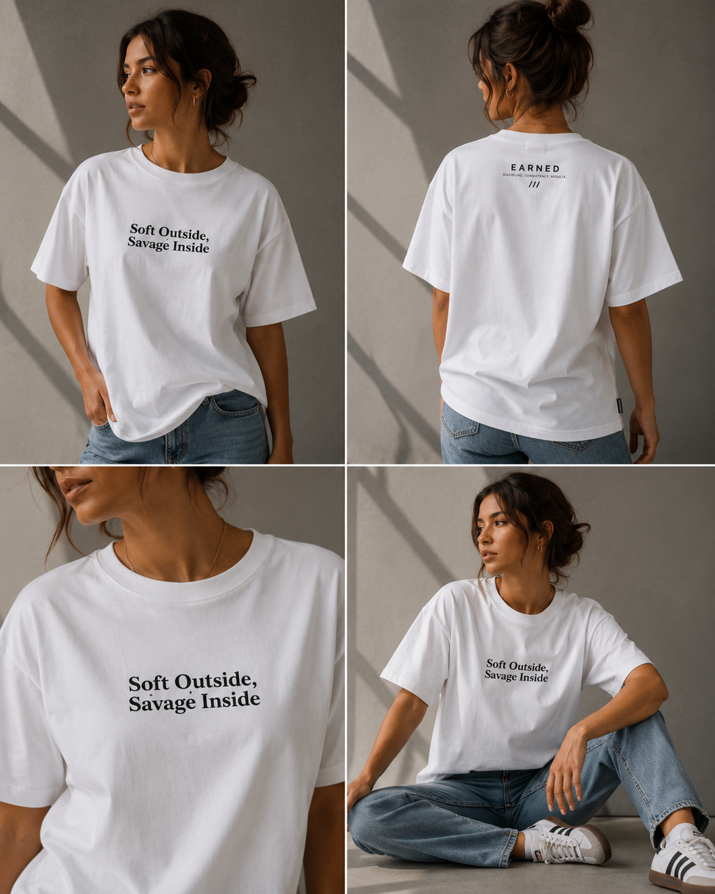 Soft Outside Savage Inside Tee — "Soft Outside, Savage Inside" Graphic T‑Shirt