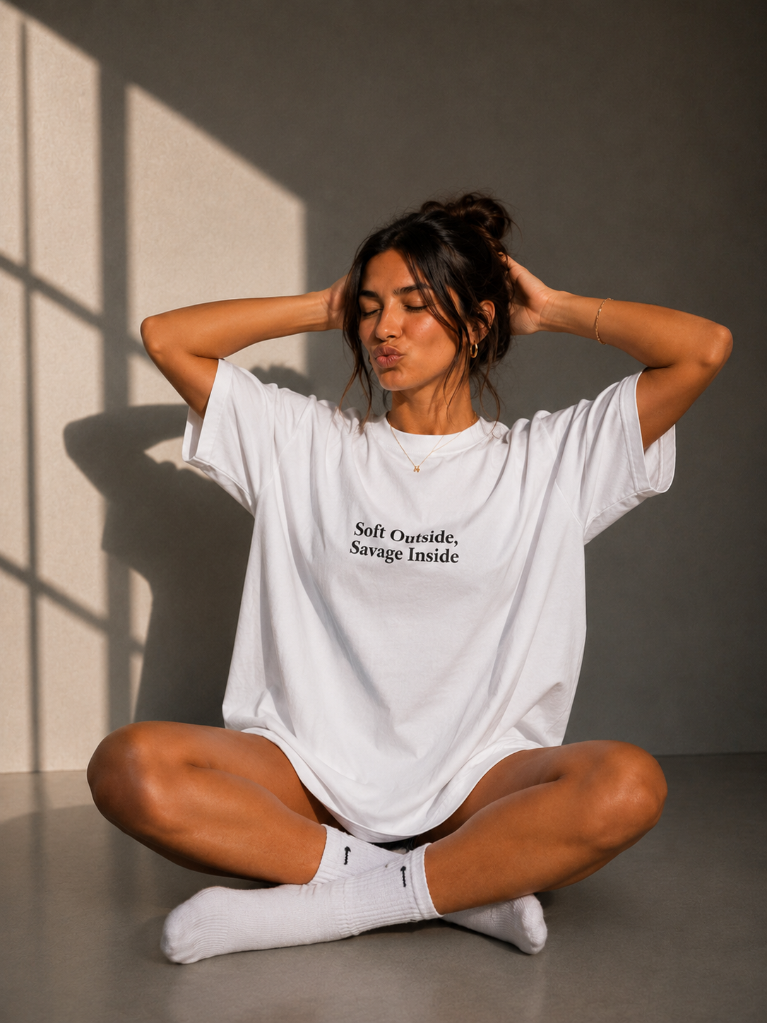 Soft Outside Savage Inside Tee — "Soft Outside, Savage Inside" Graphic T‑Shirt